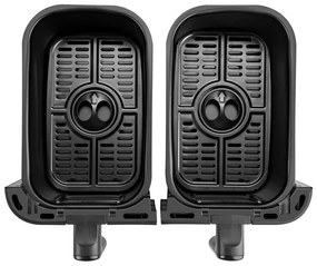 Juskys 9 L-es hőlégfritőz - fekete