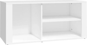 vidaXL fehér szerelt fa cipősszekrény 100x35x45 cm
