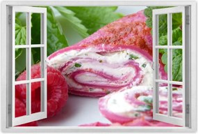 Poszterek 60x40 Málnás sütemény desszerthez