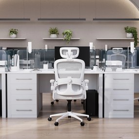 Ergonomikus irodai szék világosszürke Diablo V-Light