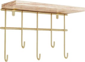 Dekoratif fali polc, 20×10 cm