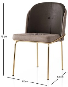 Étkezőszék szett (4 db) Dore - 129 V4