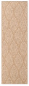 Bézs-elefántcsont színű kültéri-beltéri futószőnyeg 80x250 cm Duet Liora – NORTHRUGS
