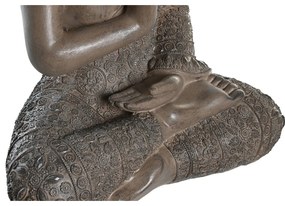 Dekoratív Barna Buddha Figura 48 cm