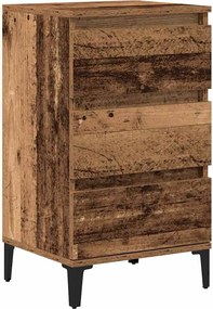 vidaXL Éjjeliszekrény fiókkal Öreg fa 45 x 35 x 44 cm Faanyag