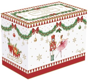 Karácsonyi porcelán só- borsszóró szett díszdobozban Magie de Noel