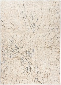 Hera Szőnyeg 140x200 Stílusos Modern Divatos Fényes Krém Bézs blue w16