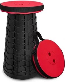 Zaparkorun Mobil outdoor puff - piros