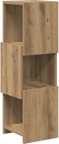 vidaXL Sarokszekrény Artisan tölgy 25,5x25x80cm Faanyag