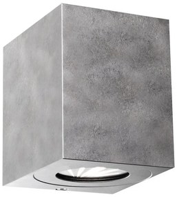 Nordlux - LED kültéri fali lámpa CANTO 2xLED/6W/230V IP44 ezüst