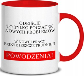 Bögre Piros Fül Beltéri 300ML Sok Szerencsét! Ajándék Ajándék