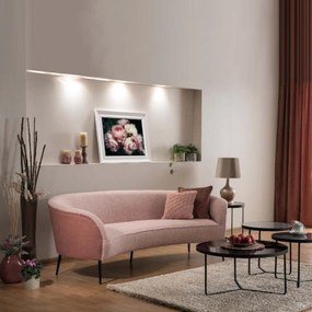 Artemida dohányzóasztal szett Fekete - Szürke 80 cm