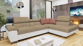 Sarokkanapé Alphard (J) (öko-bőr Soft 017 + Uttario Velvet 2979 + Uttario Velvet 2955). 1060184