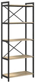 Könyvszekrény sonoma tölgy 60 x 30 x 153 cm Faanyag