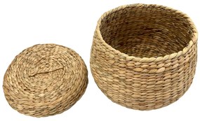 Arona Kosár, vízi jácint, natúr ø30x26,5 cm