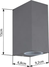 GLOBO 34164-2 VERONIKA Modern Kültéri Fali Lámpa IP44