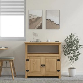 mexikói Corona-stílusú fenyő TV szekrény 80 x 43 x 78 cm