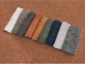 Narancssárga buklé kanapé 234 cm Azra – Bobochic Paris