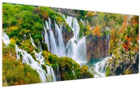 Kép - Plitvicei-tavak Nemzeti Park (120x50 cm)