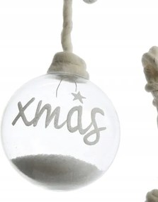 Bomba Üveg Akasztó Gyapjú Díszített Xmas 12cm