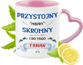 Fábián Bögre Rózsaszín Szív Alakú Füllel Kávé Ajándék