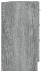 Szürke sonoma színű szerelt fa mosdószekrény 63 x 30 x 54 cm