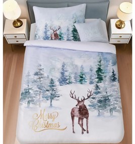 3 részes ágyneműgarnitúra Polycotton Szarvas 200x140cm+90x70cm TiaHome