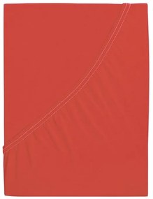 Jersey lepedő ALVORA 90x200 cm piros