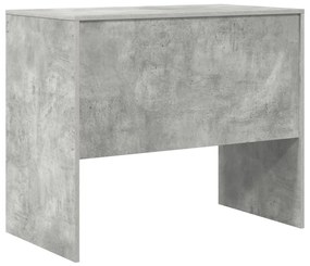 Számítógépes asztal Beton szürke MDF lap 90 x 50 x 76 cm