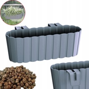 DDECZ400 Erkély kaspó Keramzit 1l