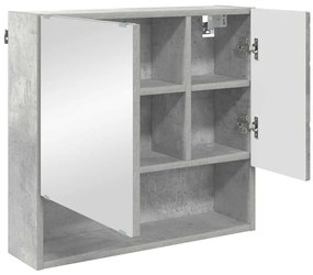 Fürdőszoba bútor szett 3 pcs Beton szürke 61 x 35 x 64 cm