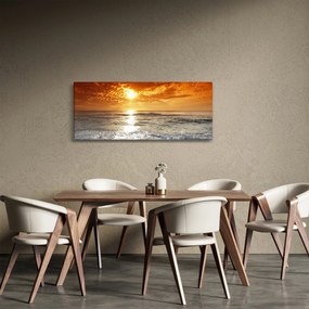 Naplemente Korzikán képe (120x50 cm)