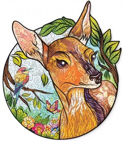 Wood Trick - Bájos kis őz fa puzzle