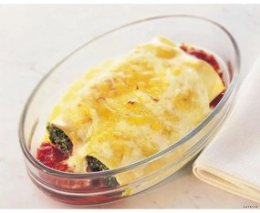 Pyrex üveg sütőedény ovális 2,2 l, 30 x 21 x 6 cm,30 x 21 x 6 cm