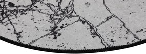 Marble fehér fürdőszobai szőnyeg 100 cm