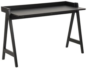 Stílusos íróasztal Nathaly 126 cm - fekete