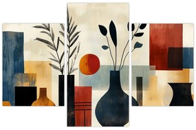 Kép - Kubista vázák (90x60 cm)