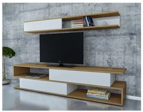 Nappali fal Simpsonic (fehér + teak) . Akció -21%. 1102576