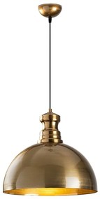 Aranyszínű függőlámpa fém búrával ø 40 cm Berceste – Opviq lights