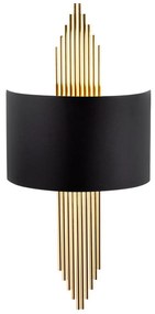 Fali lámpa 1xE27/40W/230V arany/fekete
