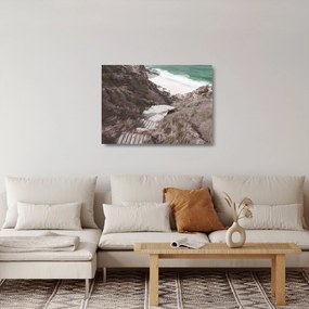 Üveg kép - Utazás a Smaragd-tengerhez (70x50 cm)