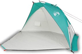 vidaXL tengerzöld 185T poliészter strandsátor 268 x 223 x 125 cm