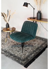 Fekete asztali lámpa fém búrával (magasság 60 cm) Hajo – White Label