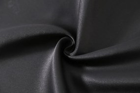 Függöny OXFORD LIGHT 140x270 cm, fekete Felfüggesztés: Hullámos sínszalag