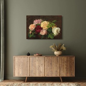 Kép - Henri Fantin-Latour, Roses de Nice on a Table, reprodukciók (90x60 cm)