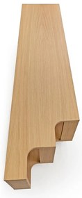 Natúr színű TV-állvány tölgyfa dekorral 189x50x44 cm Shift – Woodman