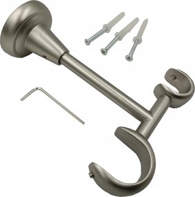 Mennyezeti Függönykarnis Tartó fi25+19mm Szatén