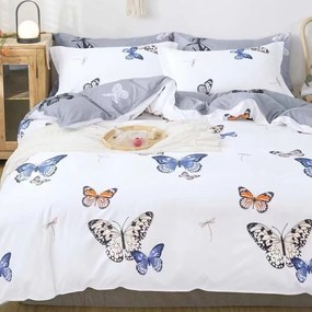 Ágynemű FALER BUTTERFLIES WHITE 7 részes 140X200 cm