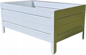 Kerti ágyás magasított 120x70x40cm acél 1mm Fehér Ptf Lengyel
