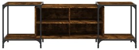 füstös tölgy színű szerelt fa TV-szekrény 153 x 37 x 50 cm